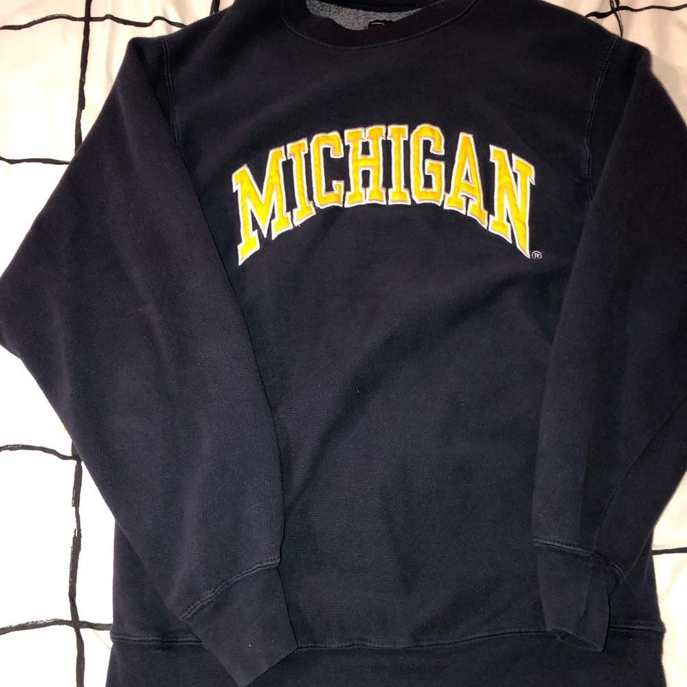 michigan crewneck